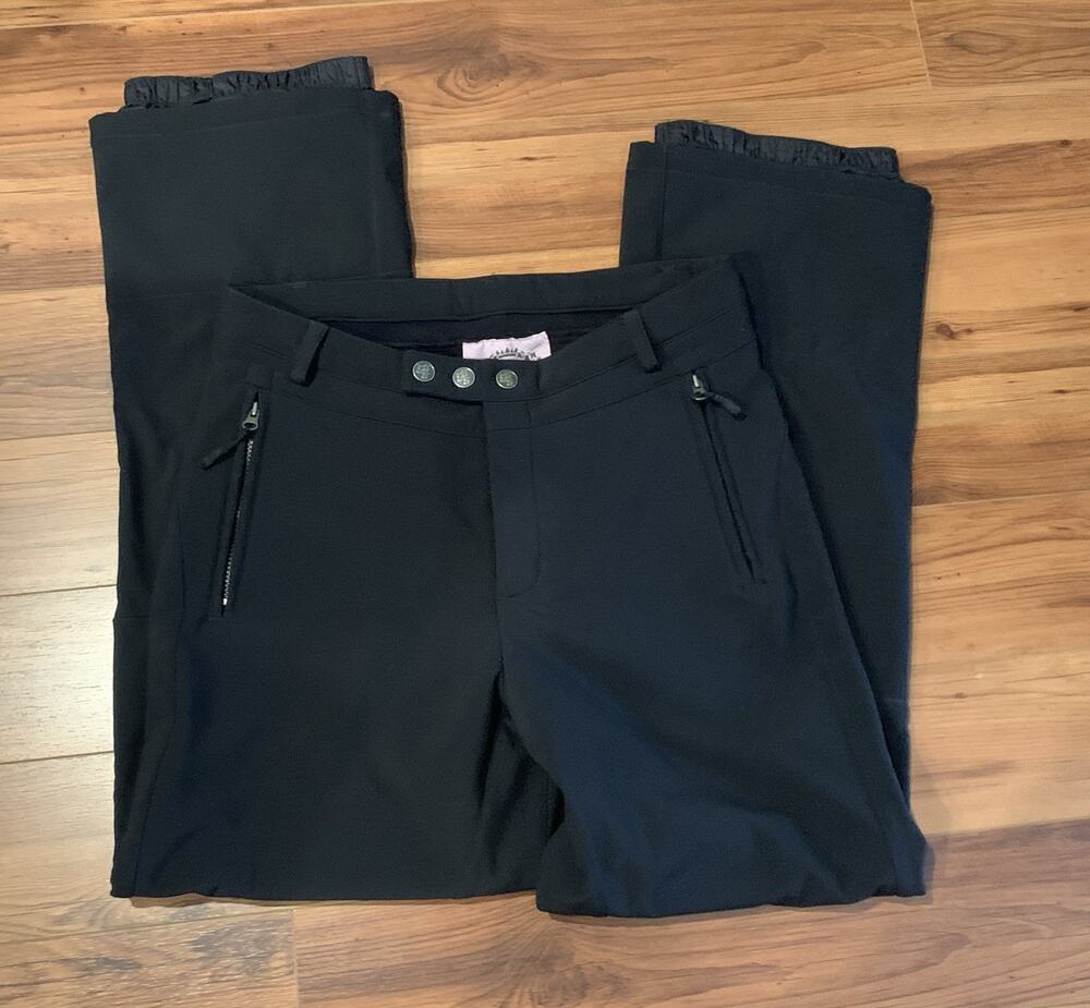 Women’s Five Fifty Five Black Winter Outdoor Ski Snow Pants Size 16